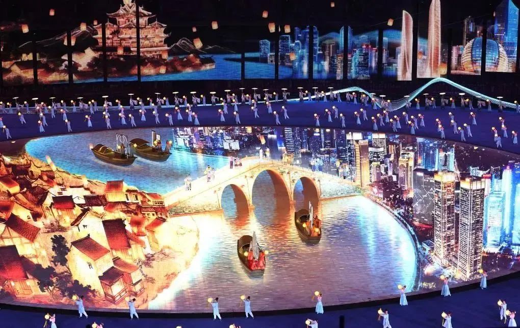 杭州第19届亚洲运动会盛大开幕，易科携自主品牌ezacoustics大放异彩，助力演绎开幕式《潮起亚细亚》